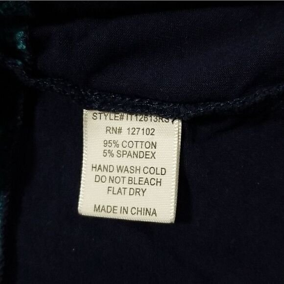 Pink Owl Striped Color Block Loose Fit Casual Basic Stretchy Blouse Tunic - Picture 5 of 5